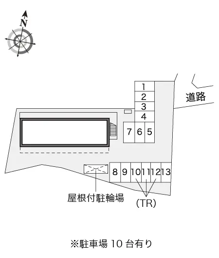 ★手数料０円★日高市鹿山　月極駐車場（LP）